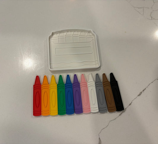 Crayon Box with crayons